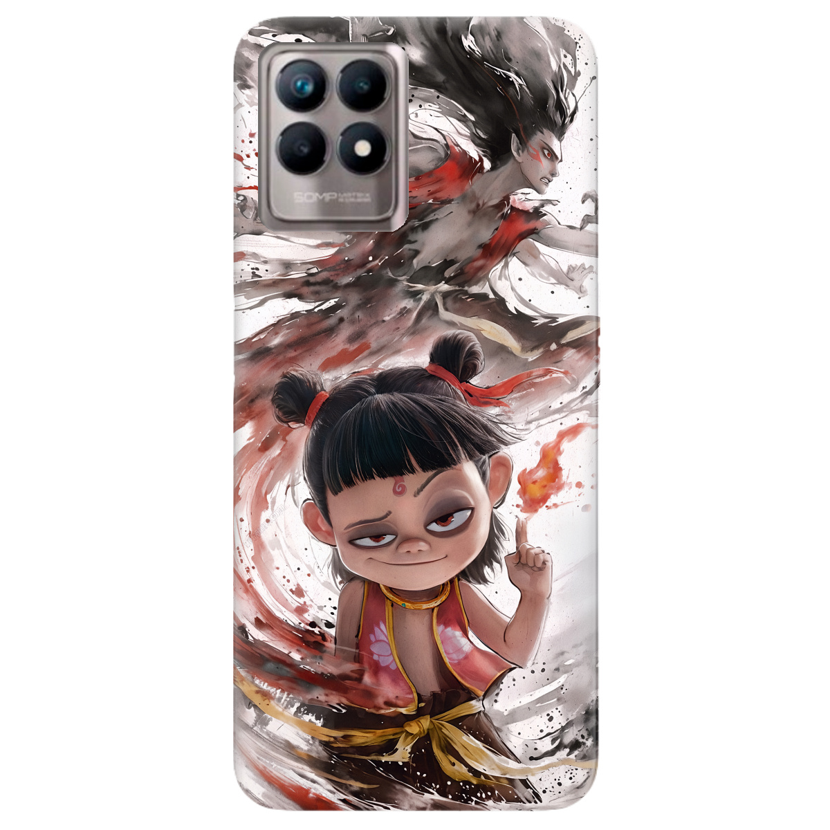 Чехол для Realme 8i прозрачный Легенда Нечжа - фото 1 - Чехлы для телефонов