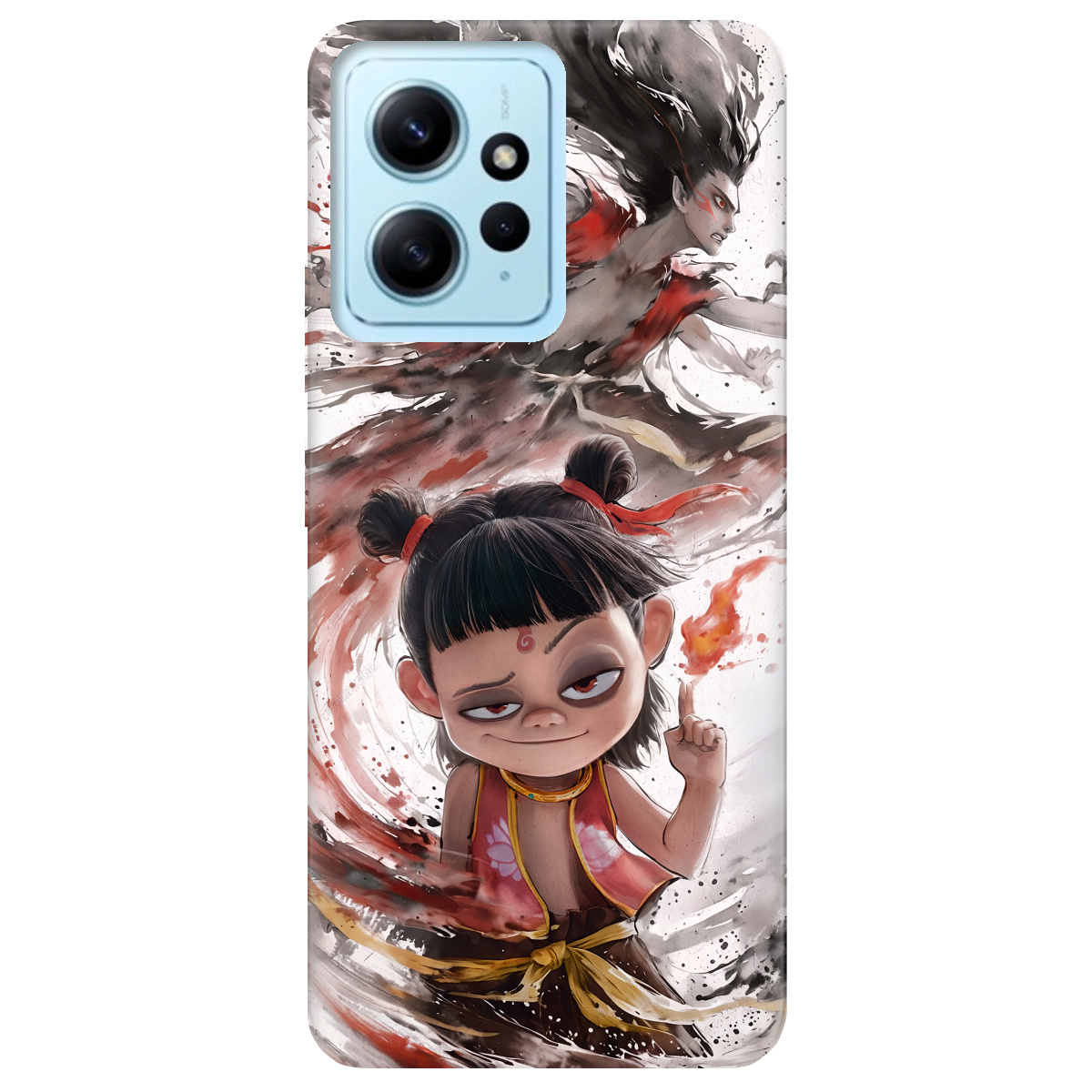 Чехол для Xiaomi Redmi Note 12 4G прозрачный Легенда Нечжа - фото 1 - Чехлы для телефонов