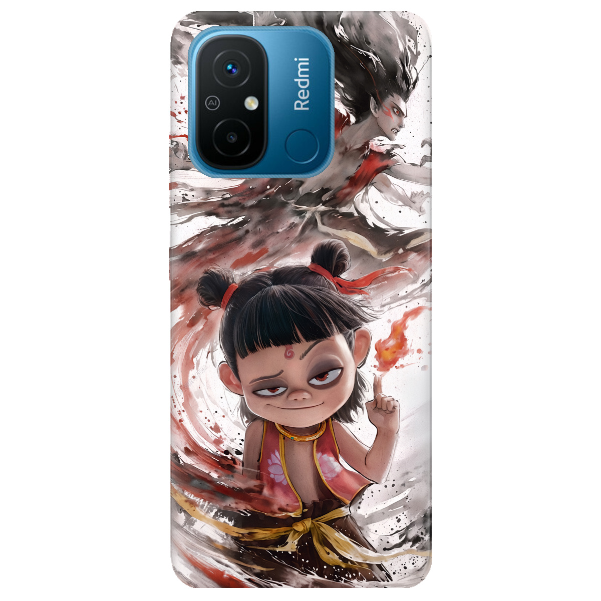 Чохол для Xiaomi Redmi 12C прозорий Легенда Нечжа - фото 1 Чохол для Xiaomi Redmi 12C прозорий Легенда Нечжа - фото 1 - Чохли для телефонів