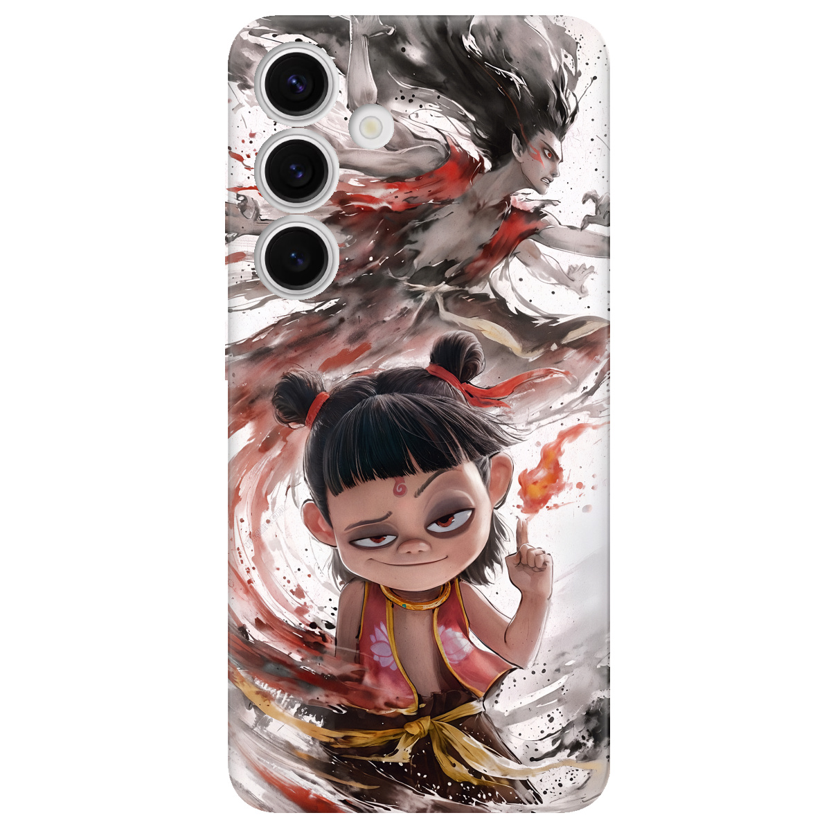 Чохол для Samsung Galaxy S24 прозорий Легенда Нечжа - фото 1 Чохол для Samsung Galaxy S24 прозорий Легенда Нечжа - фото 1 - Чохли для телефонів