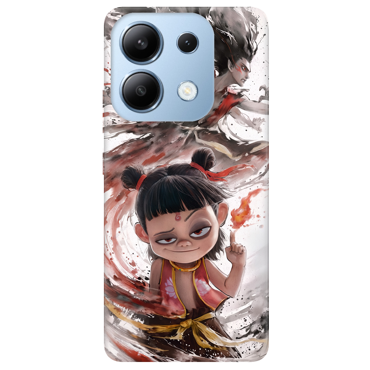 Чохол для Xiaomi Redmi Note 13 4G прозорий Легенда Нечжа - фото 1 - Чохли для телефонів