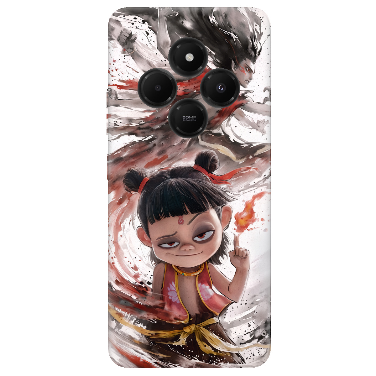 Чехол для Xiaomi Redmi 14C прозрачный Легенда Нечжа - фото 1 - Чехлы для телефонов