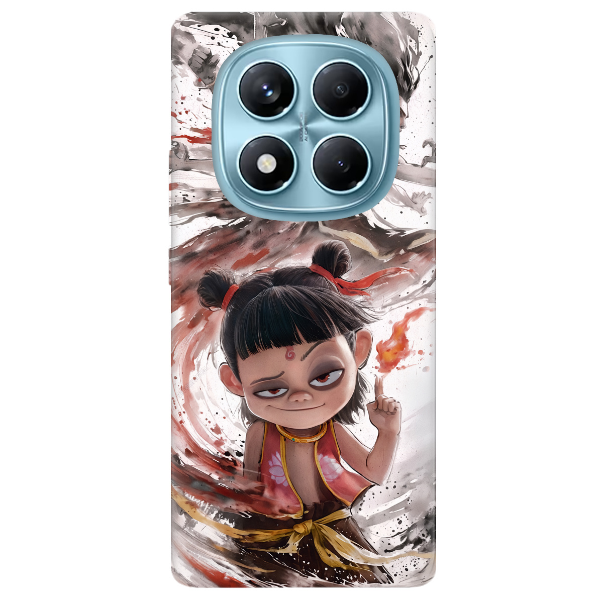 Чехол для Xiaomi Redmi Note 14 Pro 4G прозрачный Легенда Нечжа - фото 1 - Чехлы для телефонов