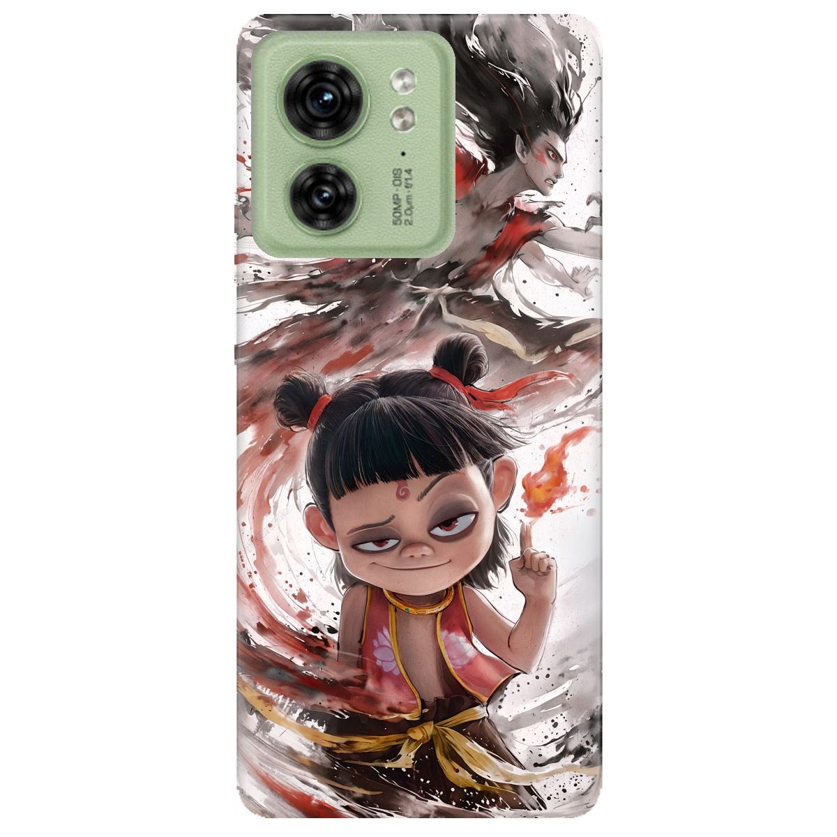 Чохол для Motorola Edge 40 прозорий Легенда Нечжа - фото 1 - Чохли для телефонів