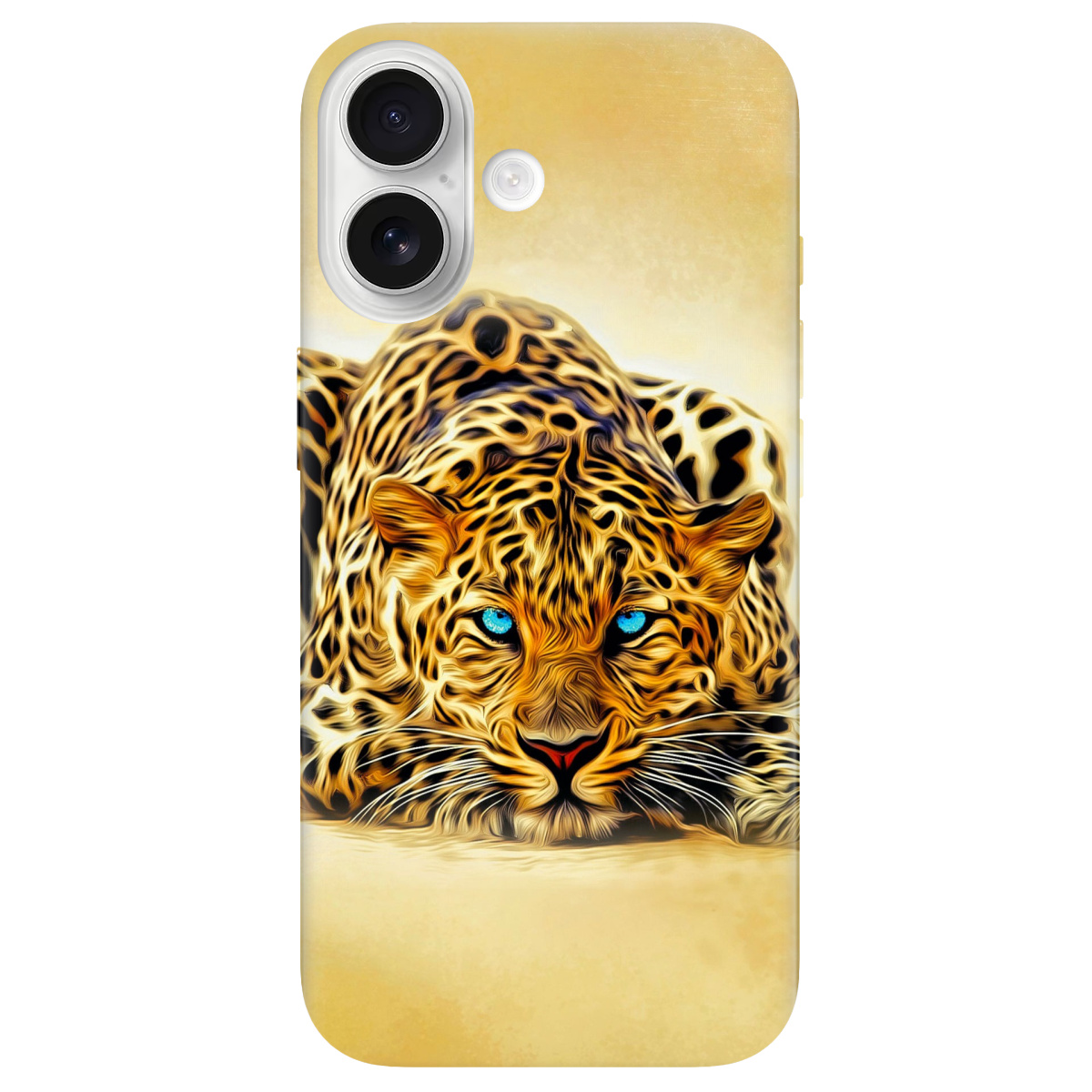 Чехол для Apple iPhone 17 прозрачный Леопард - фото 1 - Чехлы для телефонов