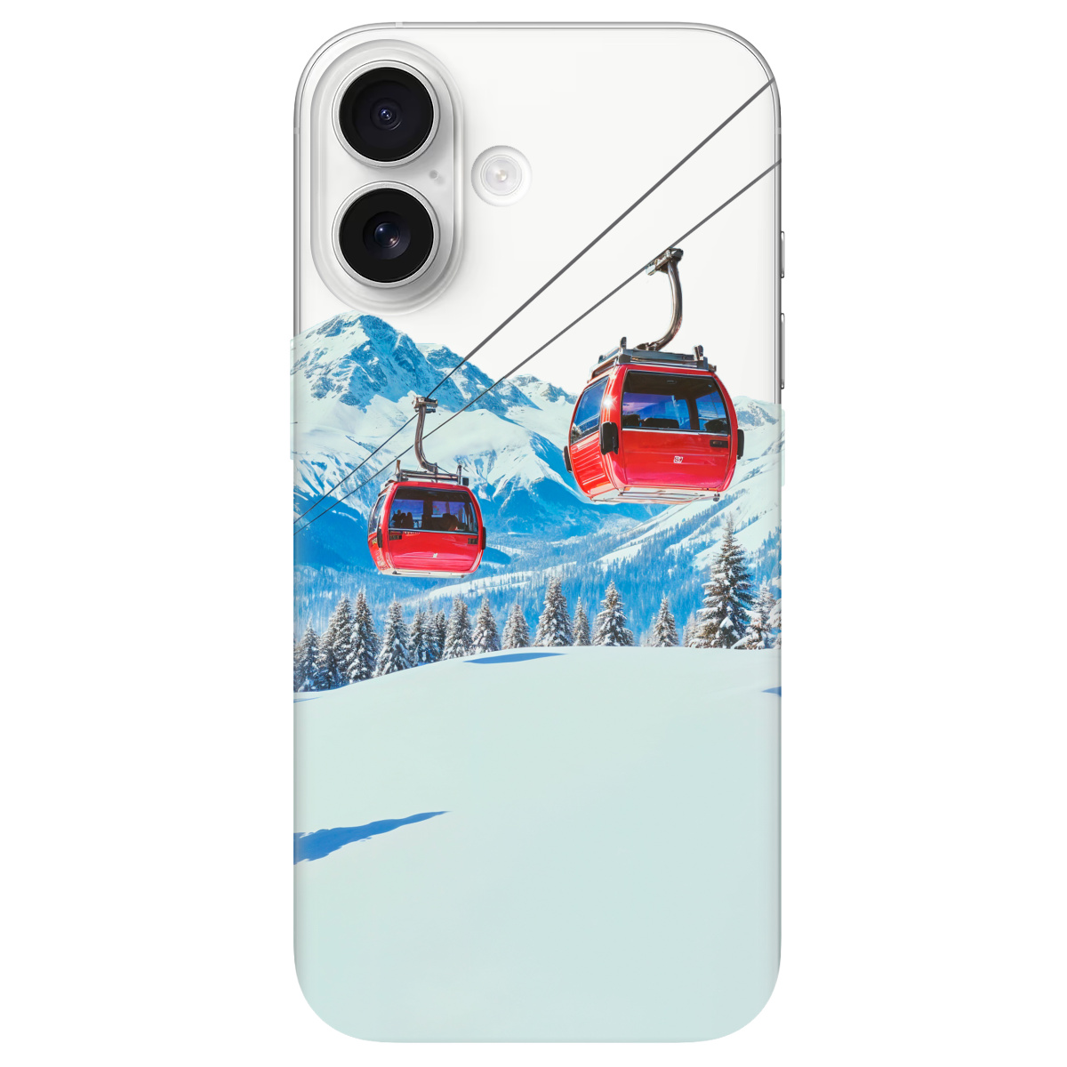 Чохол для Apple iPhone 17 прозорий Над схилами - фото 1 - Чохли для телефонів