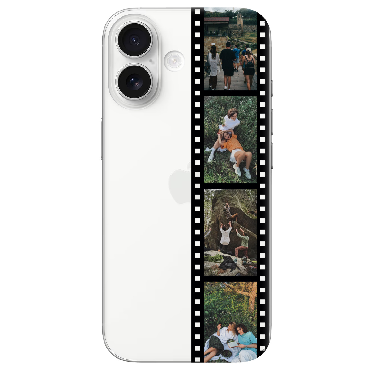 Чехол для Apple iPhone 17 прозрачный З ВАШИМ ФОТО "НАШІ КАДРИ" - фото 1 - Чехлы для телефонов