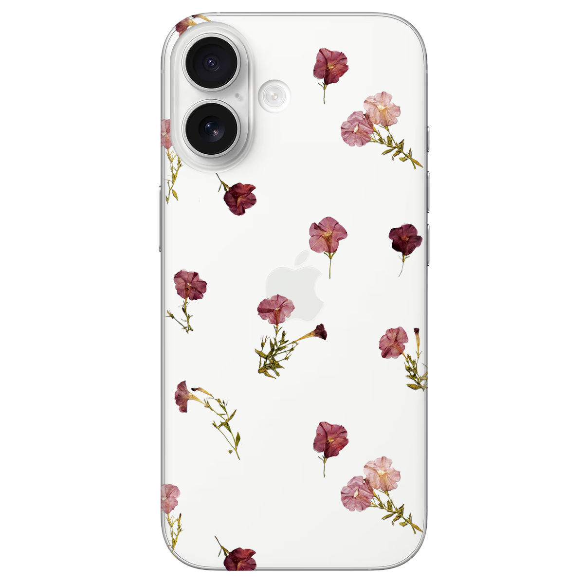 Чохол для Apple iPhone 17 прозорий Розсип ніжності - фото 1 - Чохли для телефонів