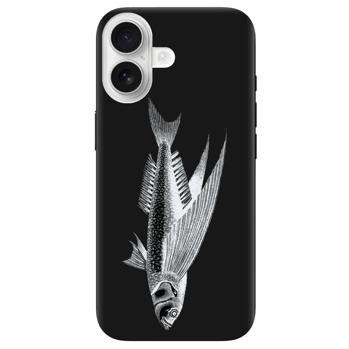 Чехол для Apple iPhone 17 черный матовый soft touch Срібний трофей - фото 1 - Чехлы для телефонов