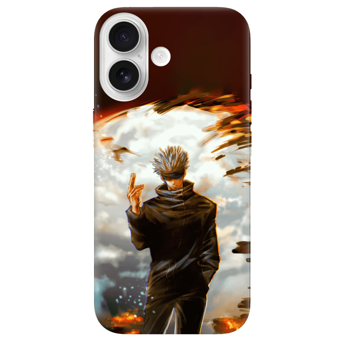 Чохол для Apple iPhone 17 прозорий In flames - фото 1 - Чохли для телефонів