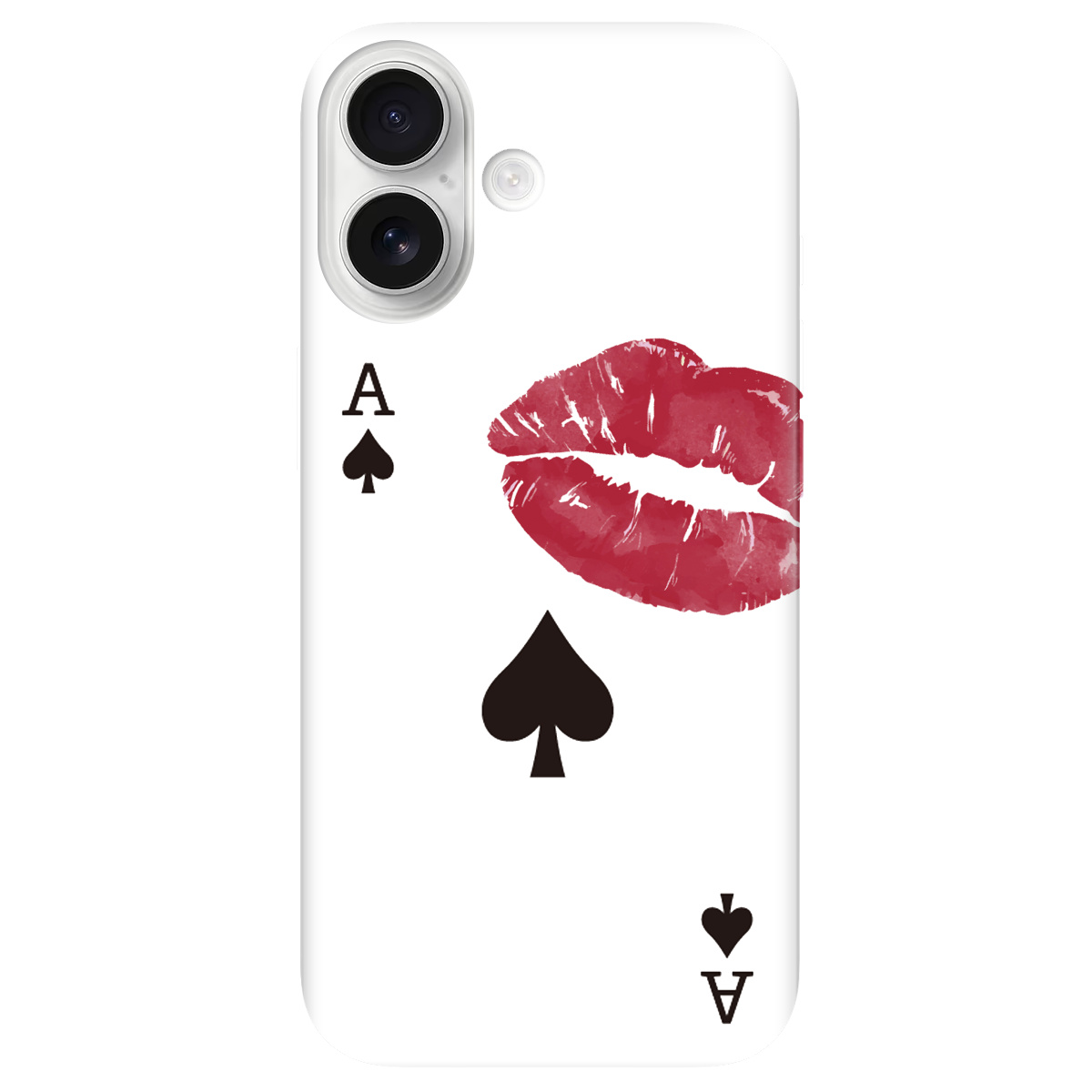 Чехол для Apple iPhone 17 прозрачный Пиковый поцелуй - фото 1 - Чехлы для телефонов