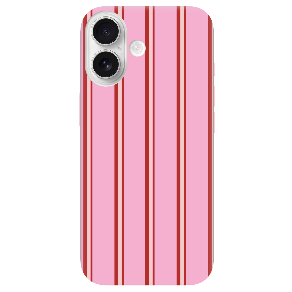 Чехол для Apple iPhone 17 прозрачный Розовые линии - фото 1 Чехол для Apple iPhone 17 прозрачный Розовые линии - фото 1 - Чехлы для телефонов