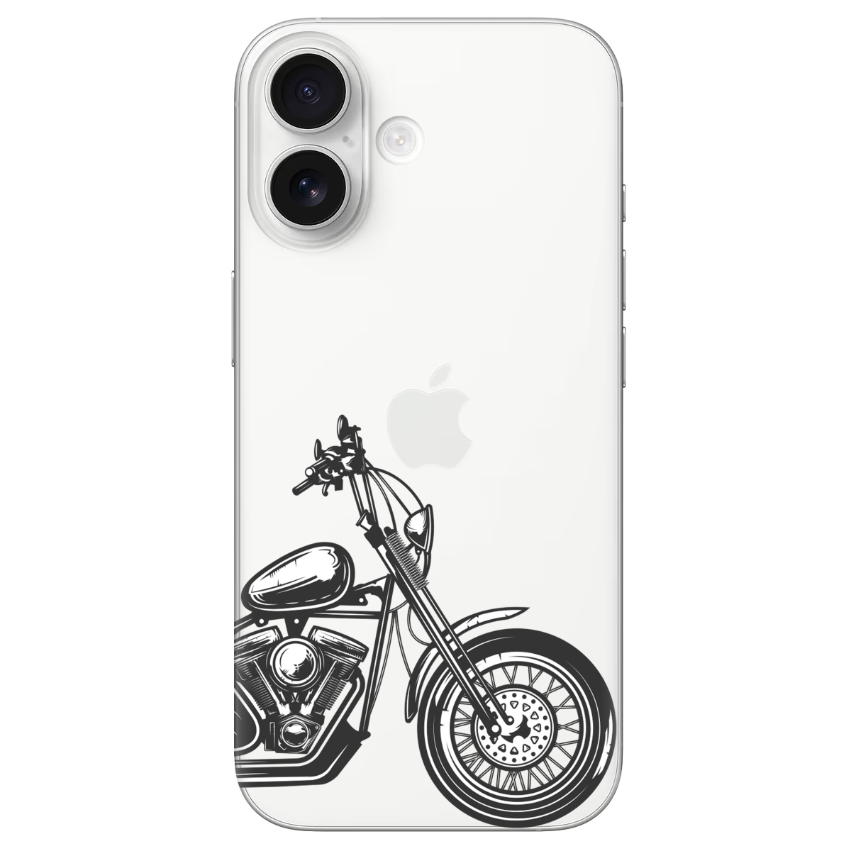 Чехол для Apple iPhone 17 прозрачный Железный конь - фото 1 - Чехлы для телефонов