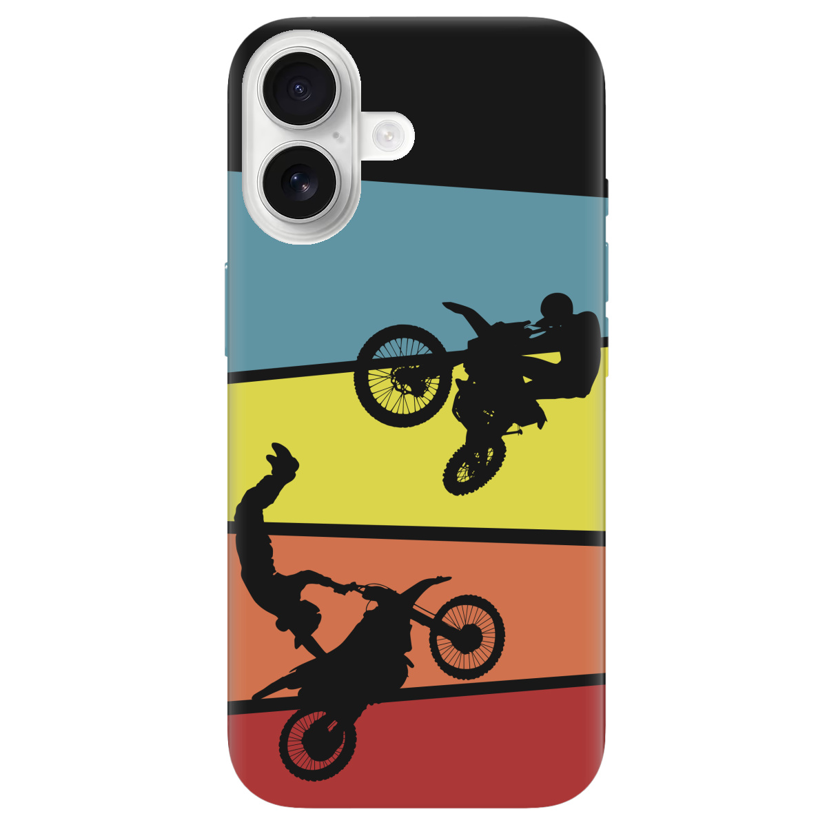 Чехол для Apple iPhone 17 черный матовый soft touch Летучий мотор - фото 1 - Чехлы для телефонов