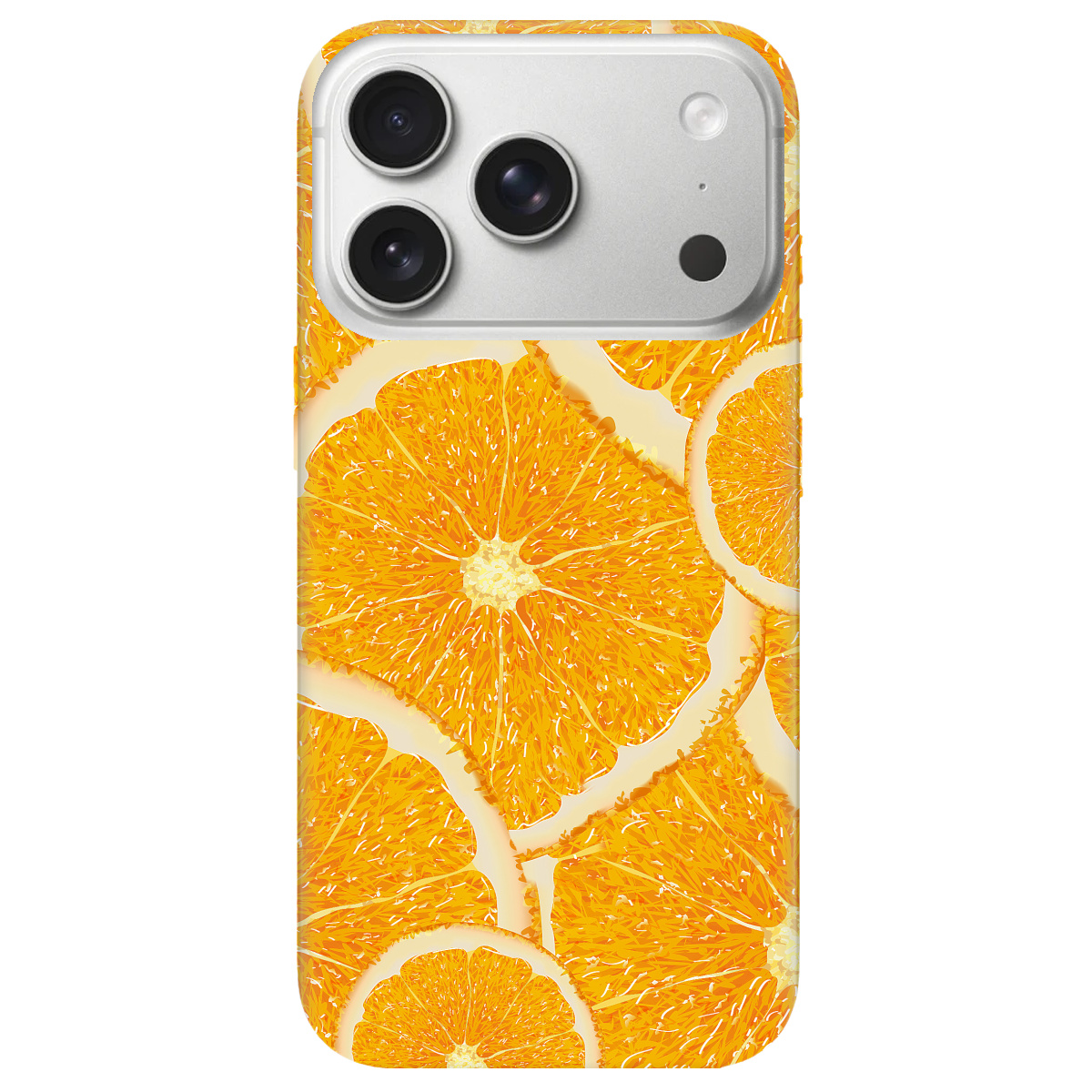 Чехол для Apple iPhone 17 Pro Max прозрачный Orange - фото 1 - Чехлы для телефонов