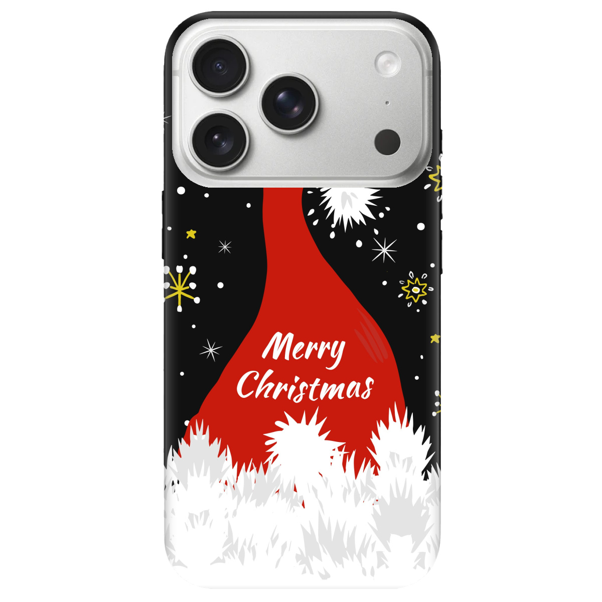 Чохол для Apple iPhone 17 Pro Max прозорий Santa - фото 1 - Чохли для телефонів