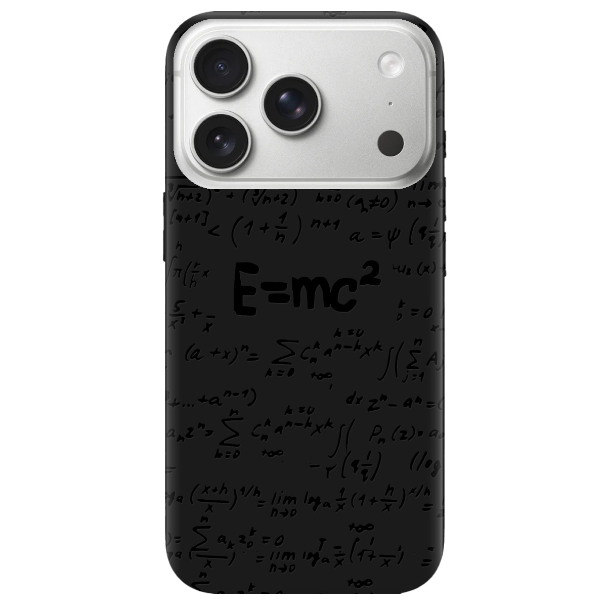Чехол для Apple iPhone 17 Pro Max черный матовый soft touch Black Einstein - фото 1 Чехол для Apple iPhone 17 Pro Max черный матовый soft touch Black Einstein - фото 1 - Чехлы для телефонов