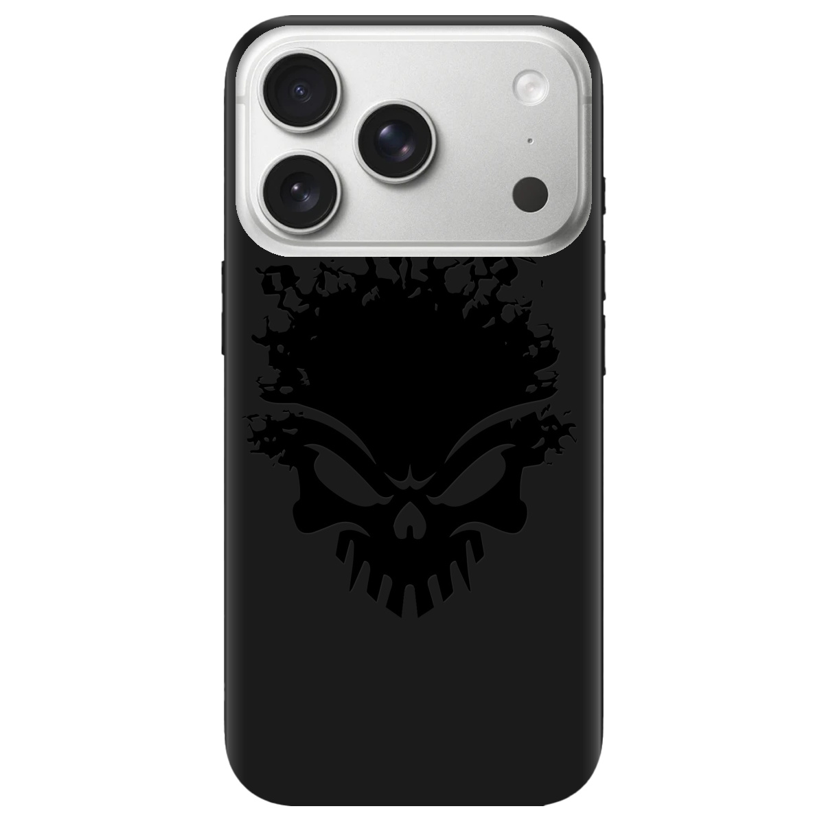 Чехол для Apple iPhone 17 Pro Max черный матовый soft touch Ugolek - фото 1 - Чехлы для телефонов