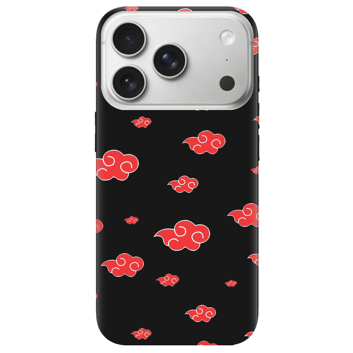 Чохол для Apple iPhone 17 Pro Max чорний матовий soft touch Akatsuki - фото 1 Чохол для Apple iPhone 17 Pro Max чорний матовий soft touch Akatsuki - фото 1 - Чохли для телефонів