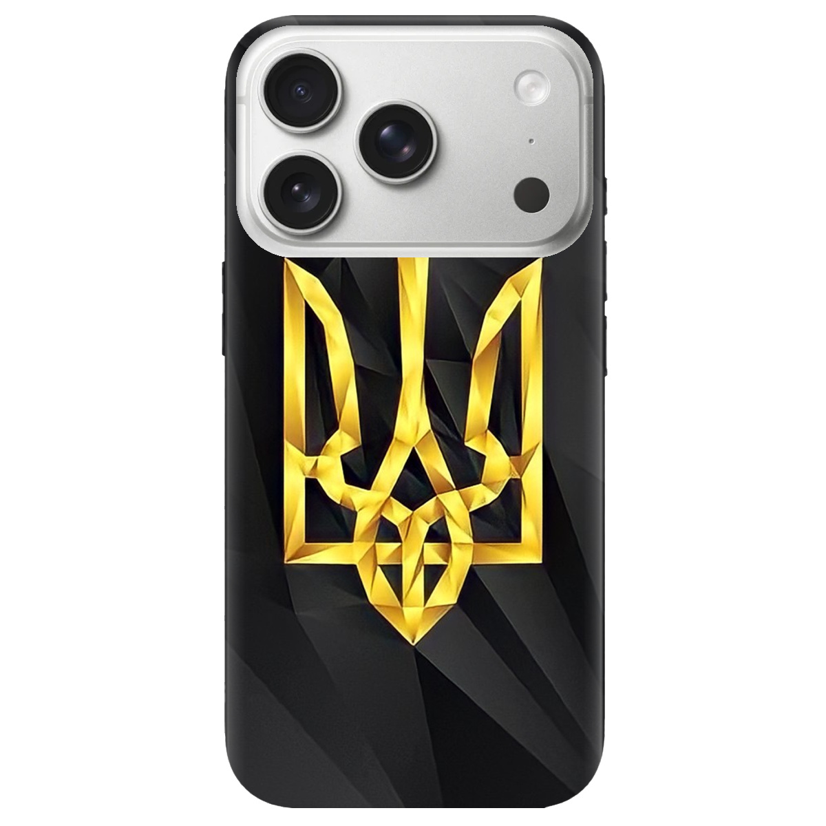 Чохол для Apple iPhone 17 Pro Max прозорий Символ України - фото 1 - Чохли для телефонів