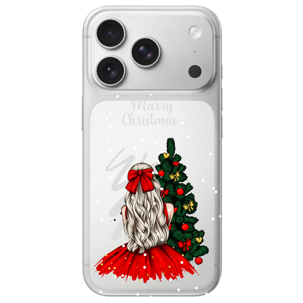 Чехол для Apple iPhone 17 Pro Max прозрачный Beautiful christmas - фото 1 - Чехлы для телефонов