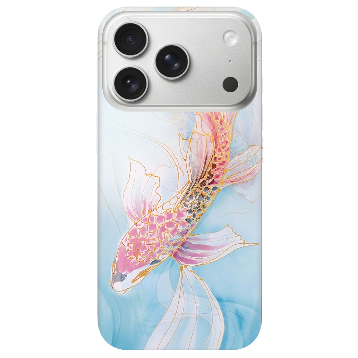 Чохол для Apple iPhone 17 Pro Max прозорий Art fish - фото 1 - Чохли для телефонів