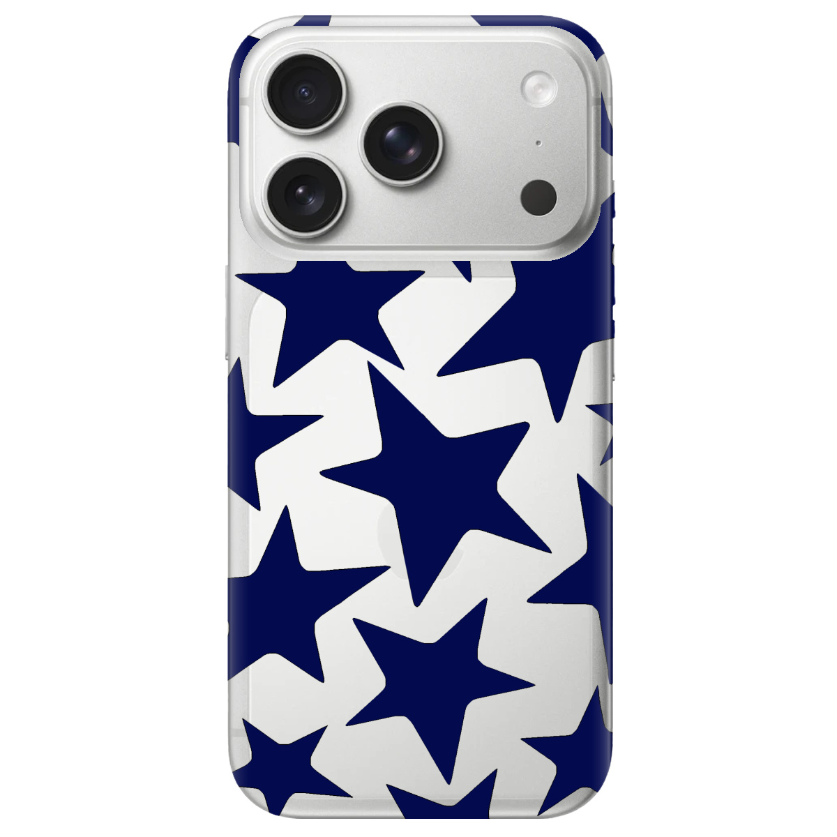 Чехол для Apple iPhone 17 Pro Max прозрачный Blue Star - фото 1 - Чехлы для телефонов