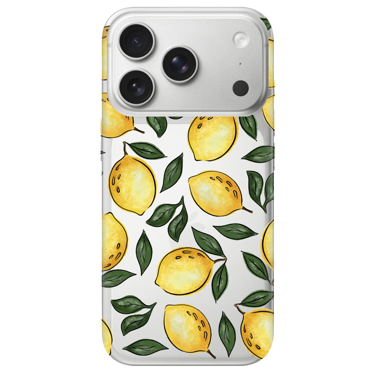 Чохол для Apple iPhone 17 Pro прозорий Limoncello - фото 1 - Чохли для телефонів