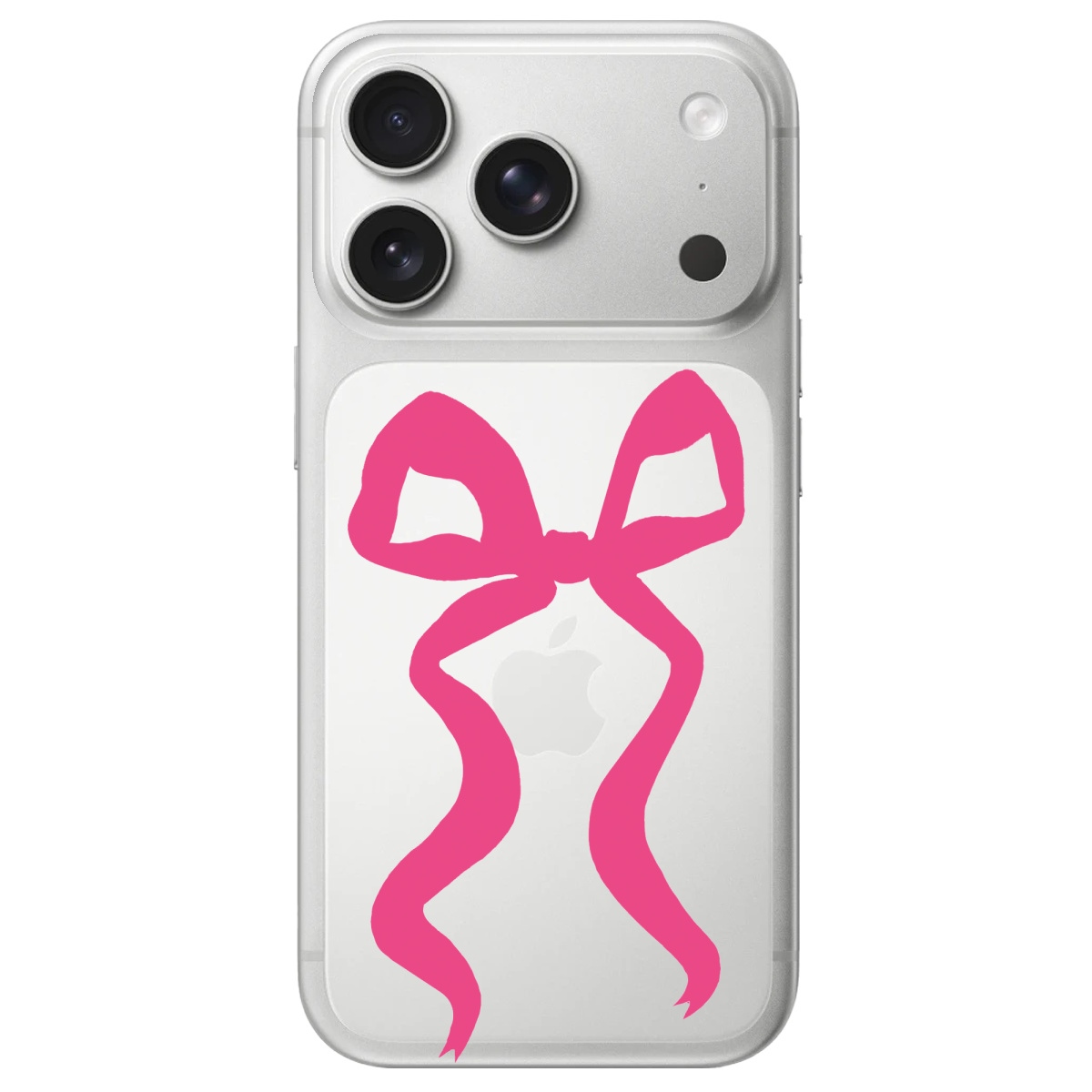 Чехол для Apple iPhone 17 Pro Max прозрачный Blush Knot - фото 1 Чехол для Apple iPhone 17 Pro Max прозрачный Blush Knot - фото 1 - Чехлы для телефонов