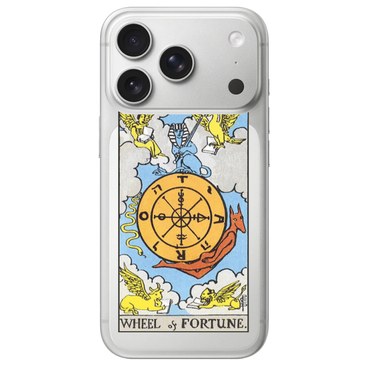 Чехол для Apple iPhone 17 Pro Max прозрачный Wheel of Fortune - фото 1 Чехол для Apple iPhone 17 Pro Max прозрачный Wheel of Fortune - фото 1 - Чехлы для телефонов