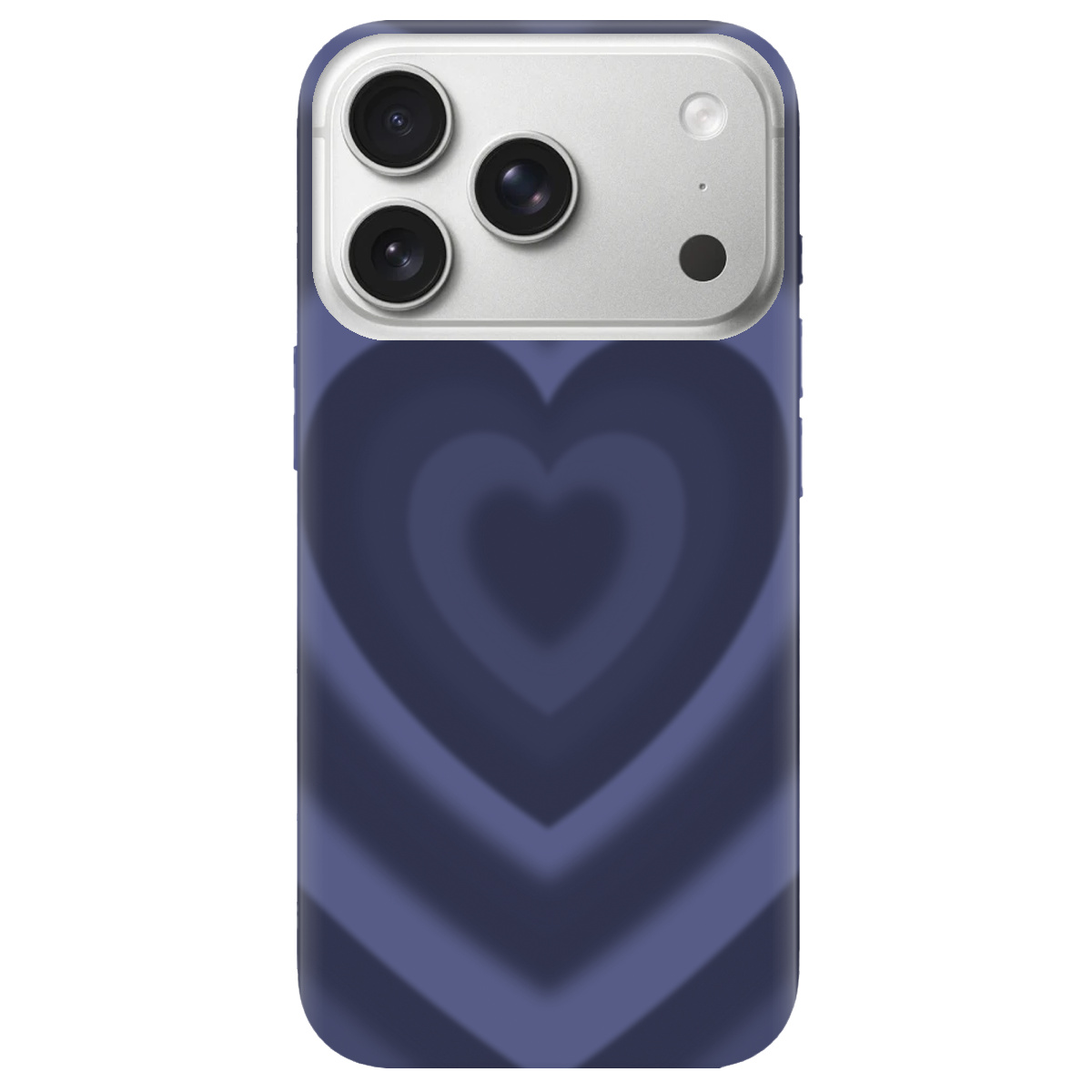 Чохол для Apple iPhone 17 Pro прозорий Purple Heart - фото 1 Чохол для Apple iPhone 17 Pro прозорий Purple Heart - фото 1 - Чохли для телефонів