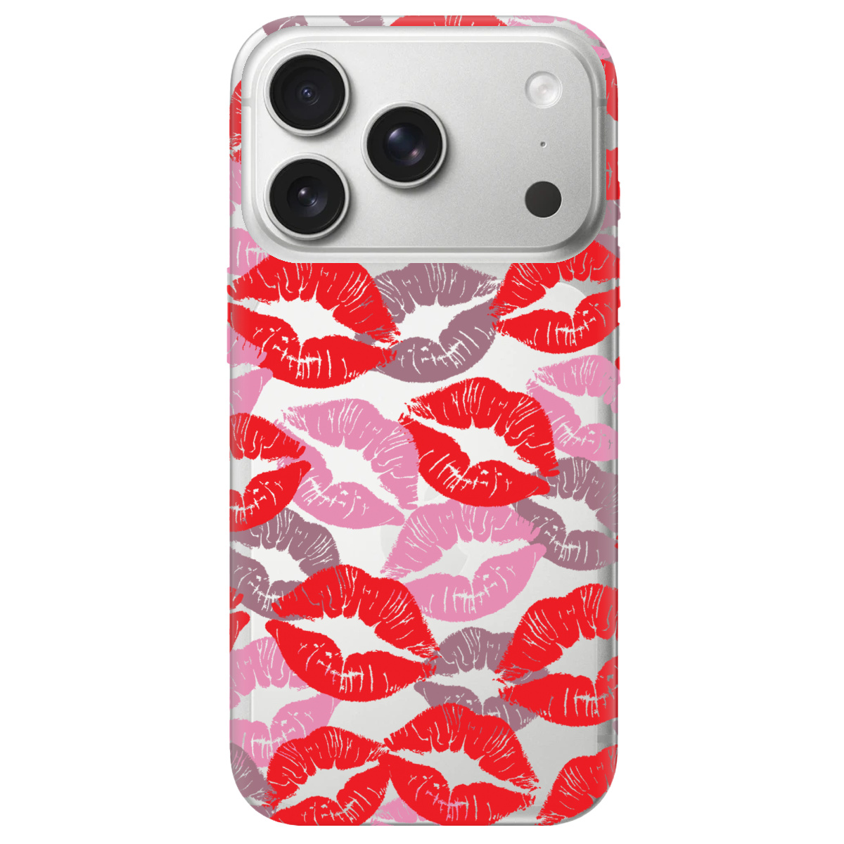 Чохол для Apple iPhone 17 Pro Max прозорий Поцілунки - фото 1 - Чохли для телефонів