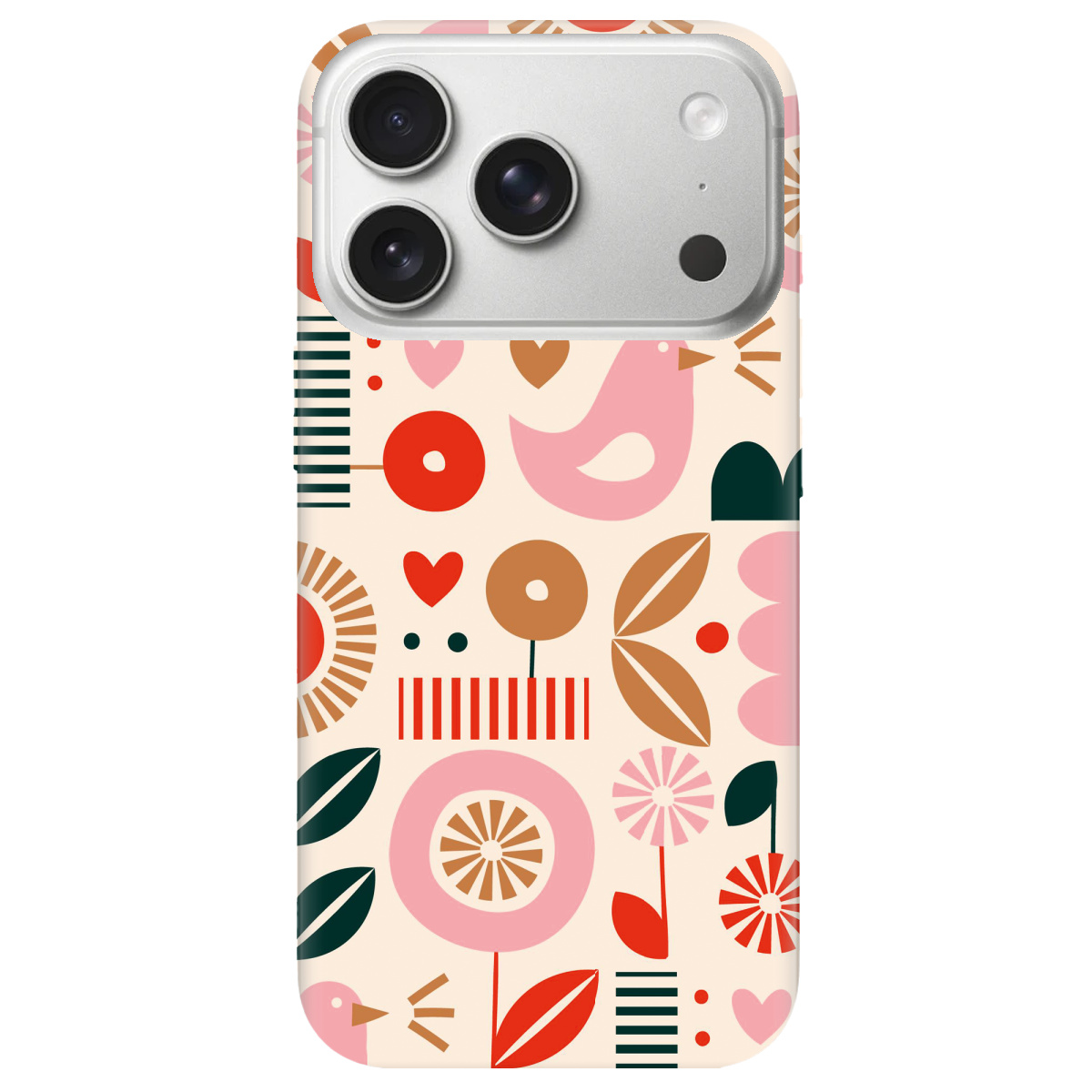 Чохол для Apple iPhone 17 Pro Max прозорий Квіткова симфонія - фото 1 - Чохли для телефонів