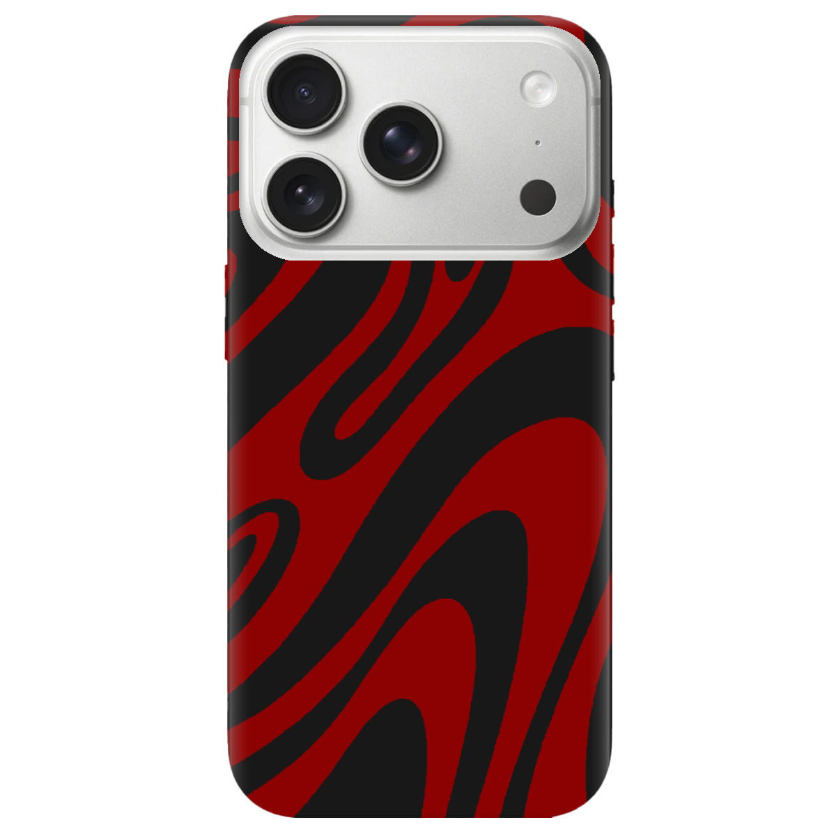 Чехол для Apple iPhone 17 Pro Max черный матовый soft touch Червона енергія - фото 1 - Чехлы для телефонов