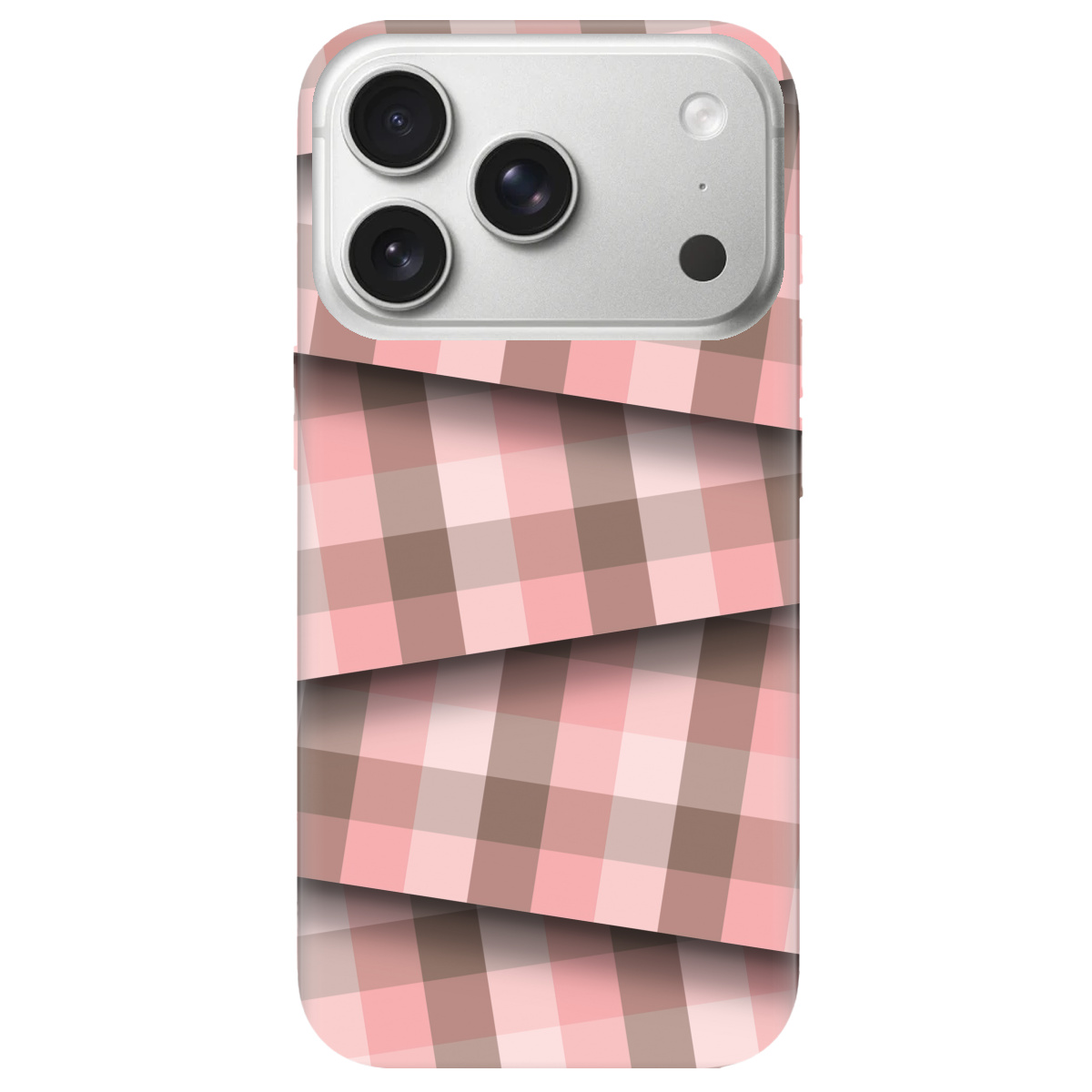 Чехол для Apple iPhone 17 Pro Max прозрачный Модерн у клітинку - фото 1 - Чехлы для телефонов