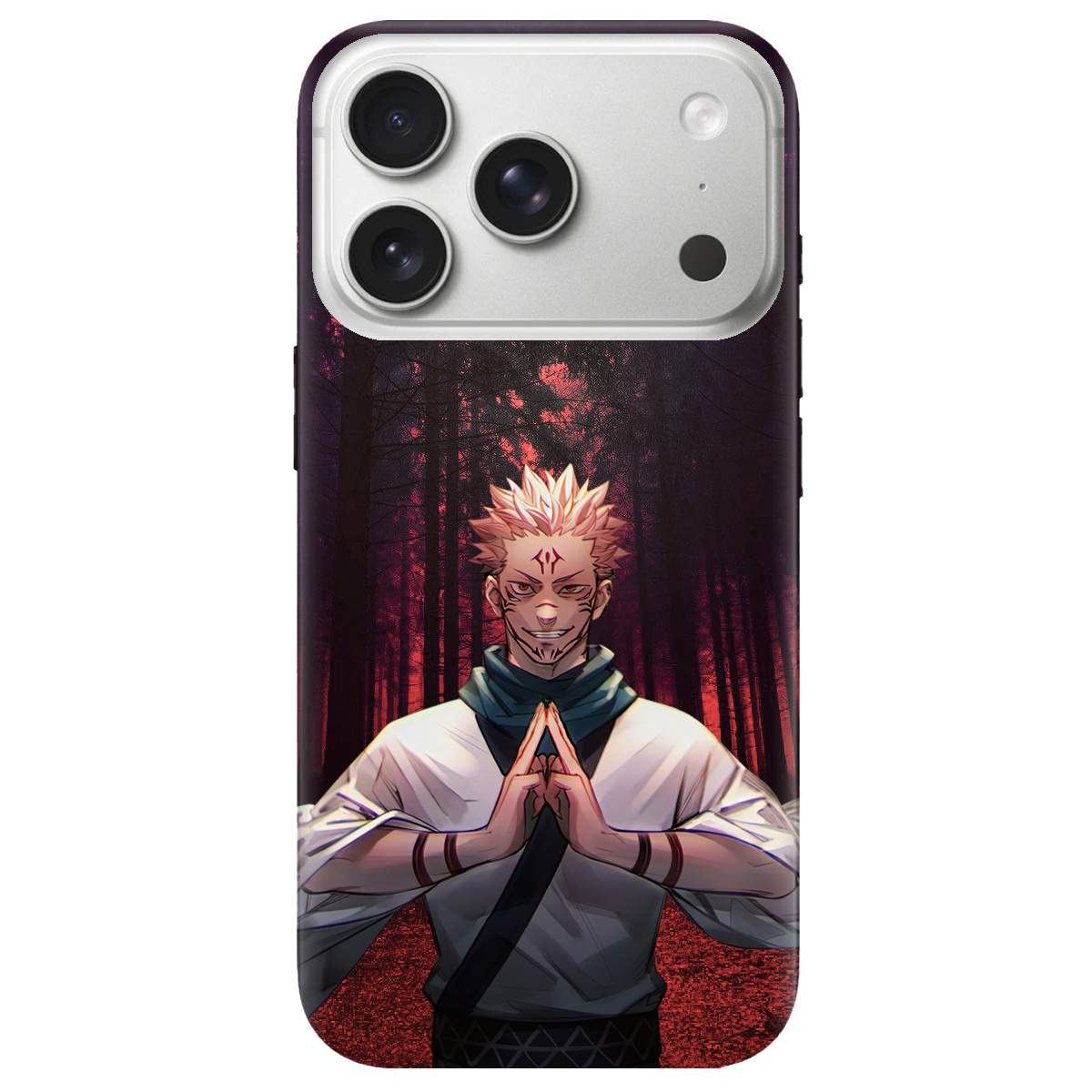 Чохол для Apple iPhone 17 Pro прозорий Сукуна - фото 1 - Чохли для телефонів