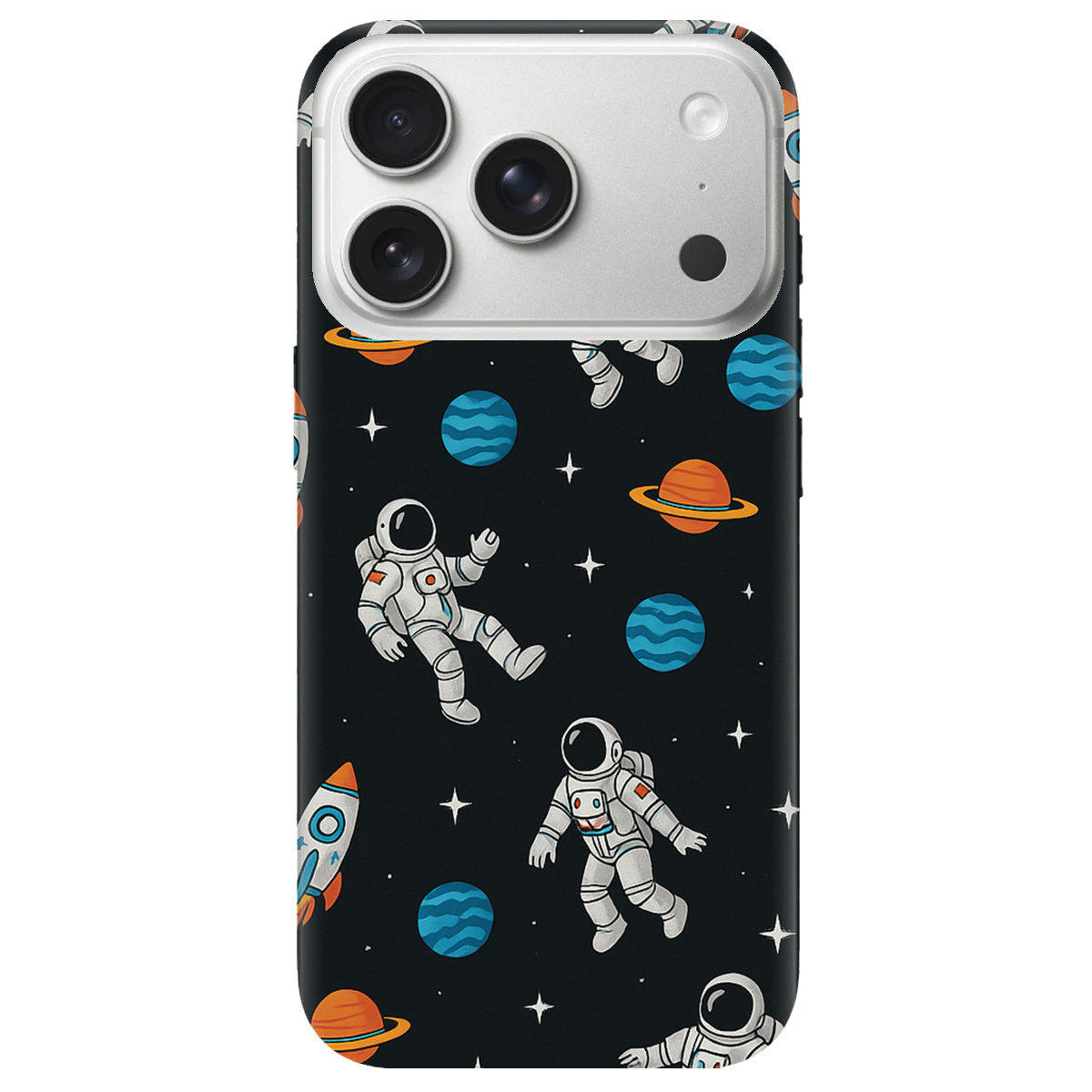 Чохол для Apple iPhone 17 Pro прозорий Космічний вайб - фото 1 - Чохли для телефонів