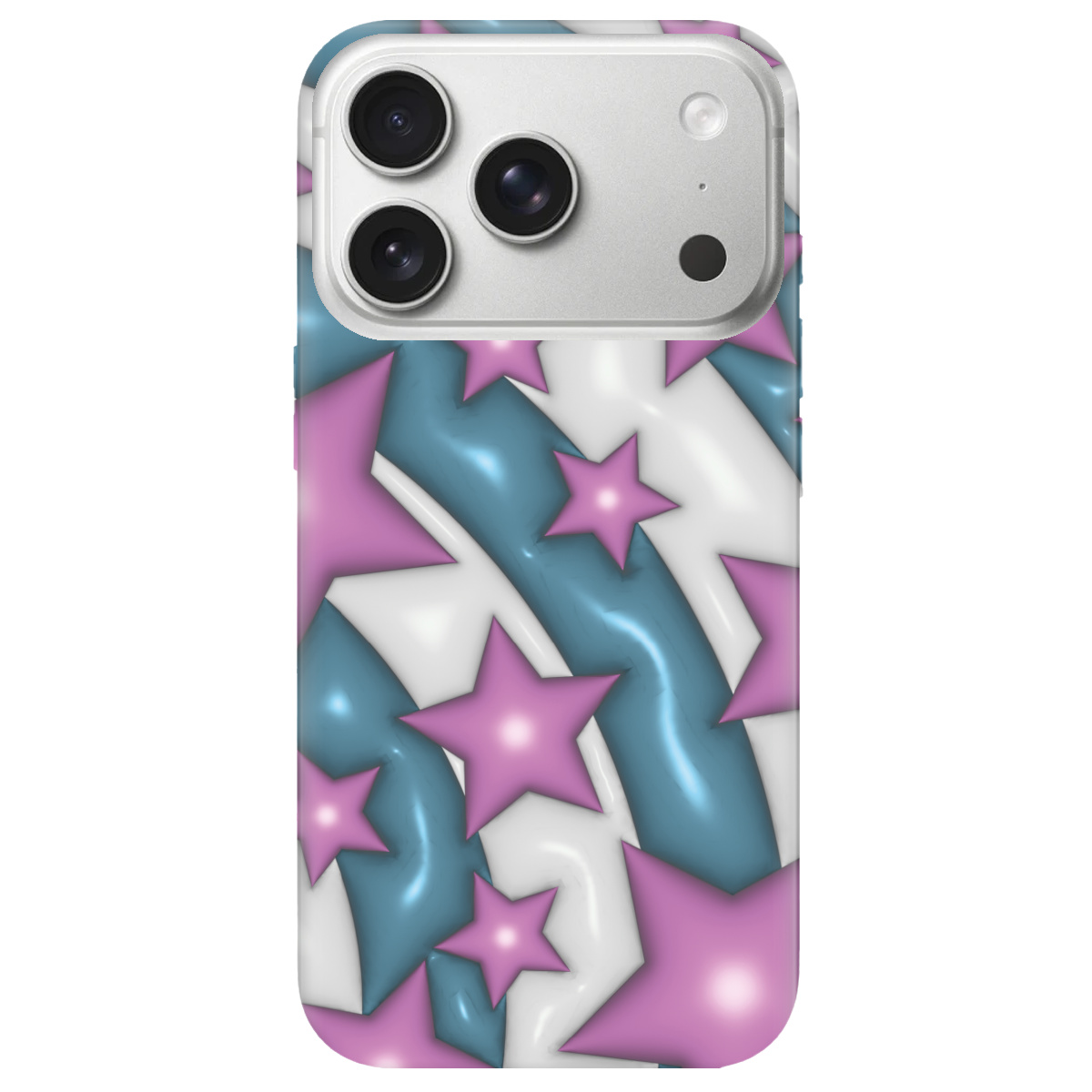 Чехол для Apple iPhone 17 Pro прозрачный Розовое сияние - фото 1 - Чехлы для телефонов