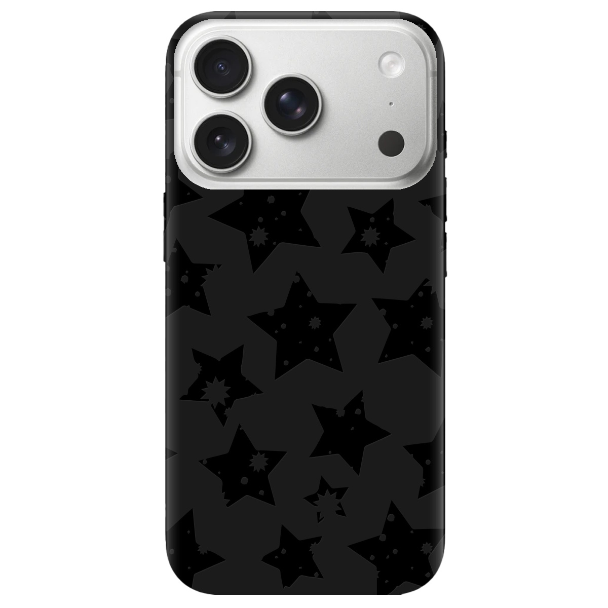 Чехол для Apple iPhone 17 Pro черный матовый soft touch Black Star - фото 1 - Чехлы для телефонов