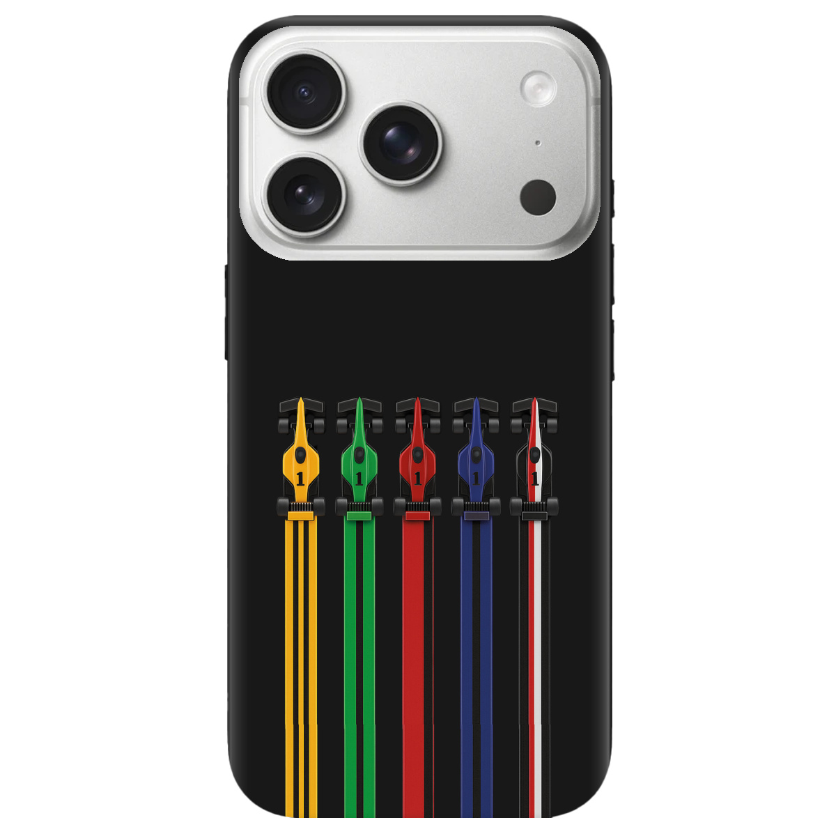 Чехол для Apple iPhone 17 Pro черный матовый soft touch Рев двигателей - фото 1 - Чехлы для телефонов