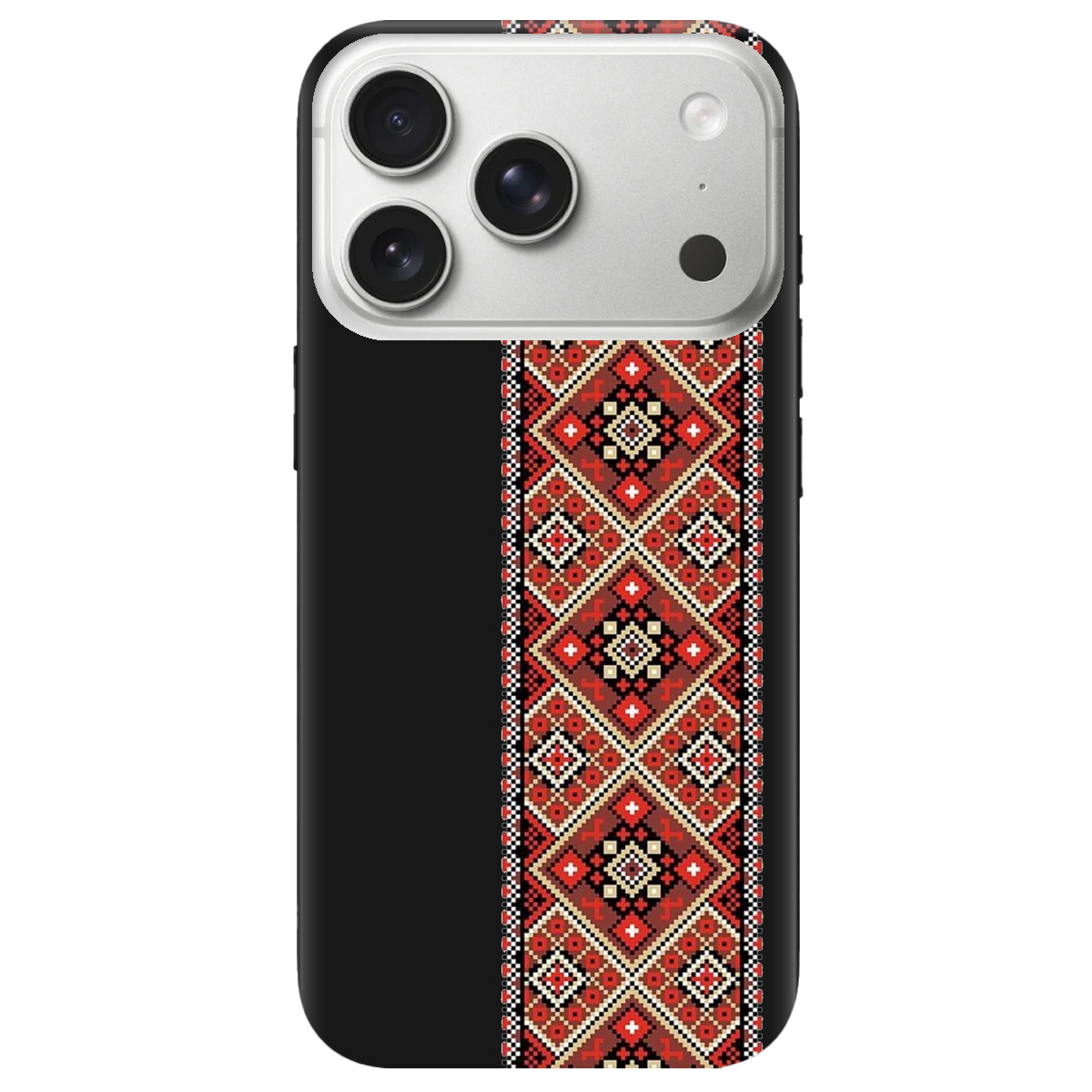 Чехол для Apple iPhone 17 Pro черный матовый soft touch Вечная традиция - фото 1 - Чехлы для телефонов