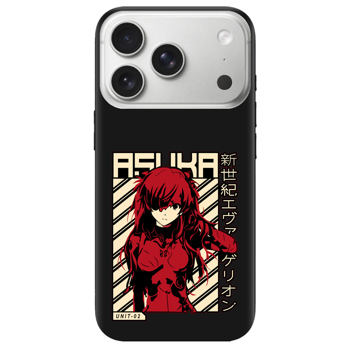 Чехол для Apple iPhone 17 Pro черный матовый soft touch Аска Ленгли - фото 1 - Чехлы для телефонов