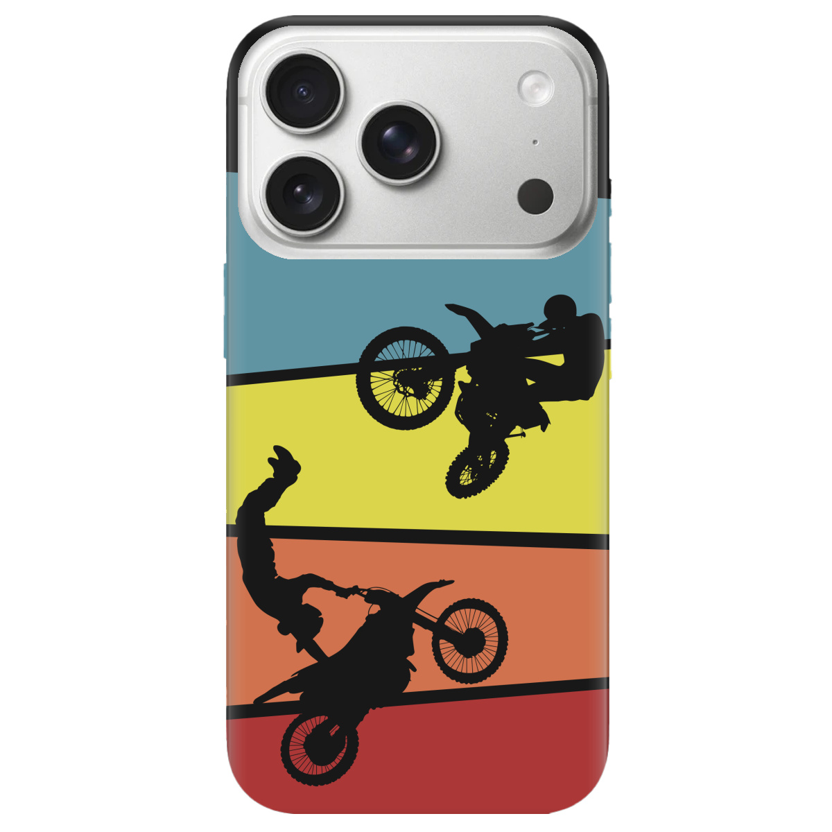 Чехол для Apple iPhone 17 Pro черный матовый soft touch Летучий мотор - фото 1 - Чехлы для телефонов