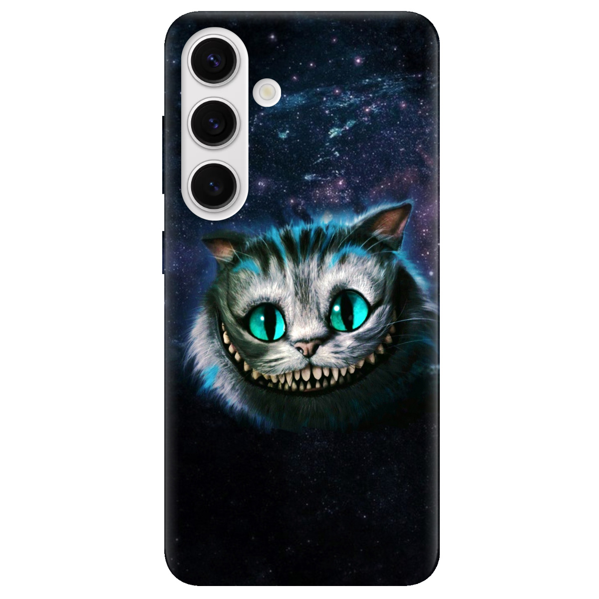 Чехол для Samsung Galaxy S24 Plus прозрачный Cheshire Cat - фото 1 - Чехлы для телефонов