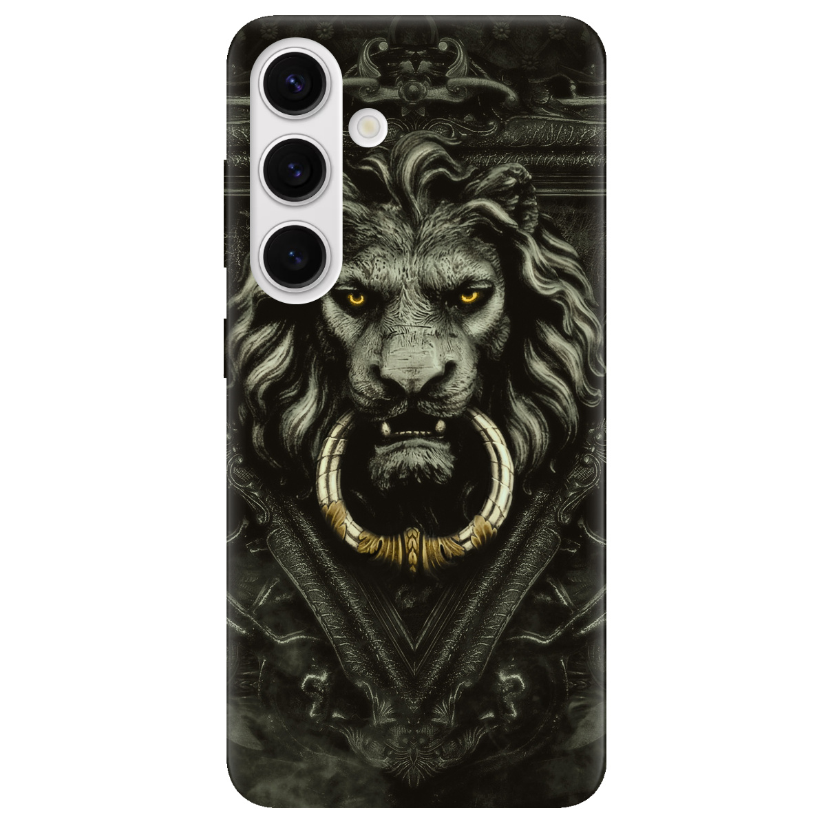 Чехол для Samsung Galaxy S24 Plus прозрачный Iron lion - фото 1 - Чехлы для телефонов