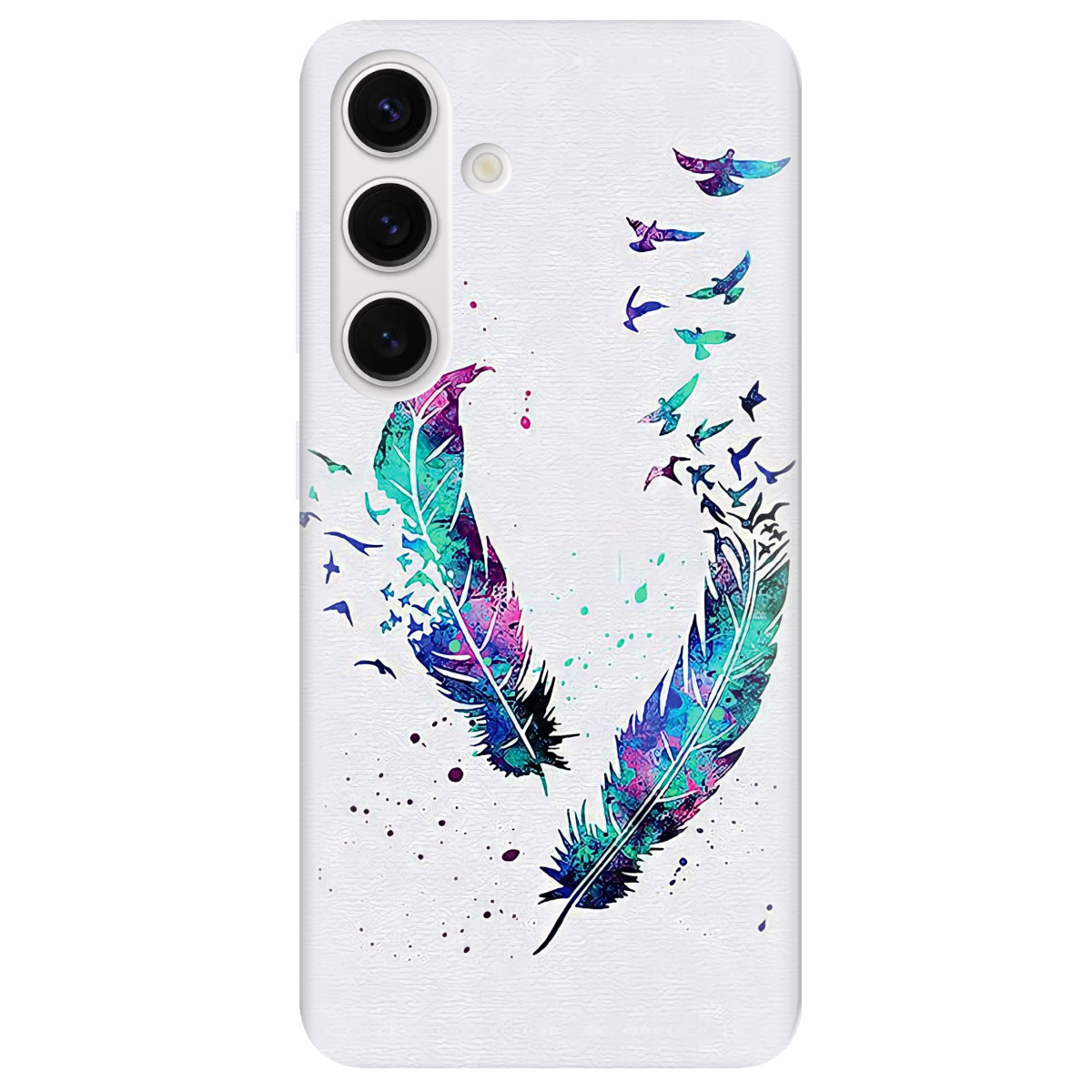 Чехол для Samsung Galaxy S24 Plus прозрачный Flight - фото 1 Чехол для Samsung Galaxy S24 Plus прозрачный Flight - фото 1 - Чехлы для телефонов