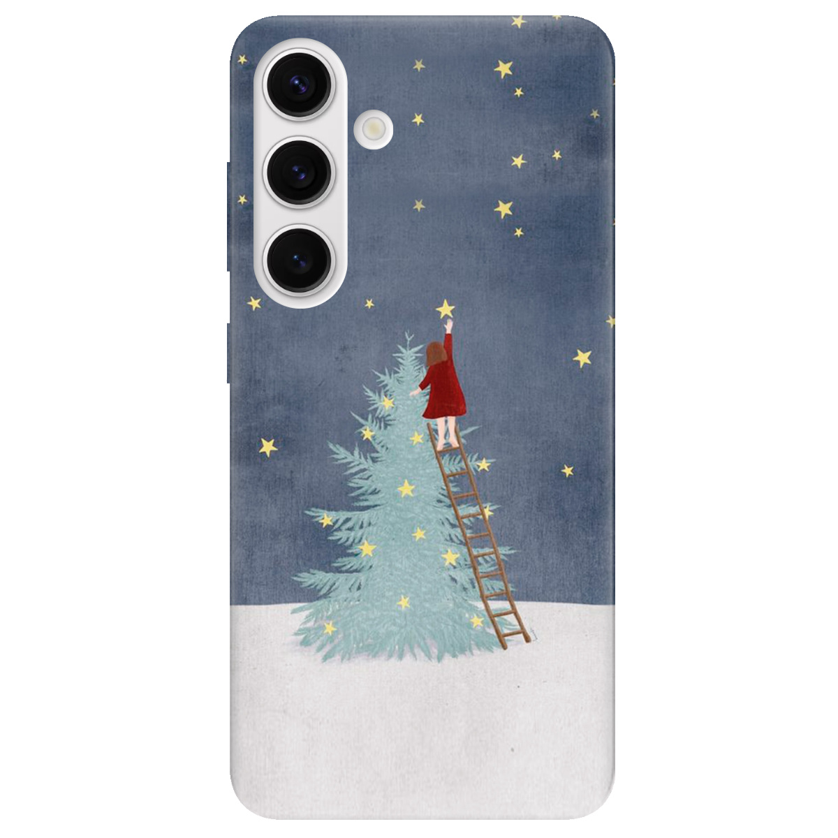 Чехол для Samsung Galaxy S24 Plus прозрачный Girlwithstar - фото 1 - Чехлы для телефонов