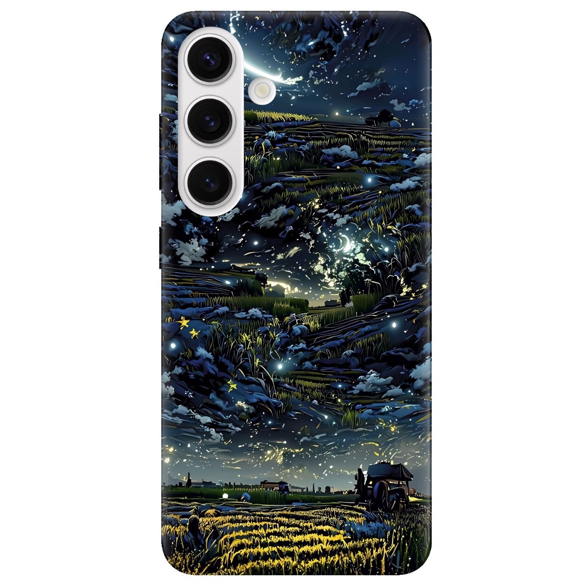 Чехол для Samsung Galaxy S24 Plus прозрачный Зоряне небо - фото 1 - Чехлы для телефонов