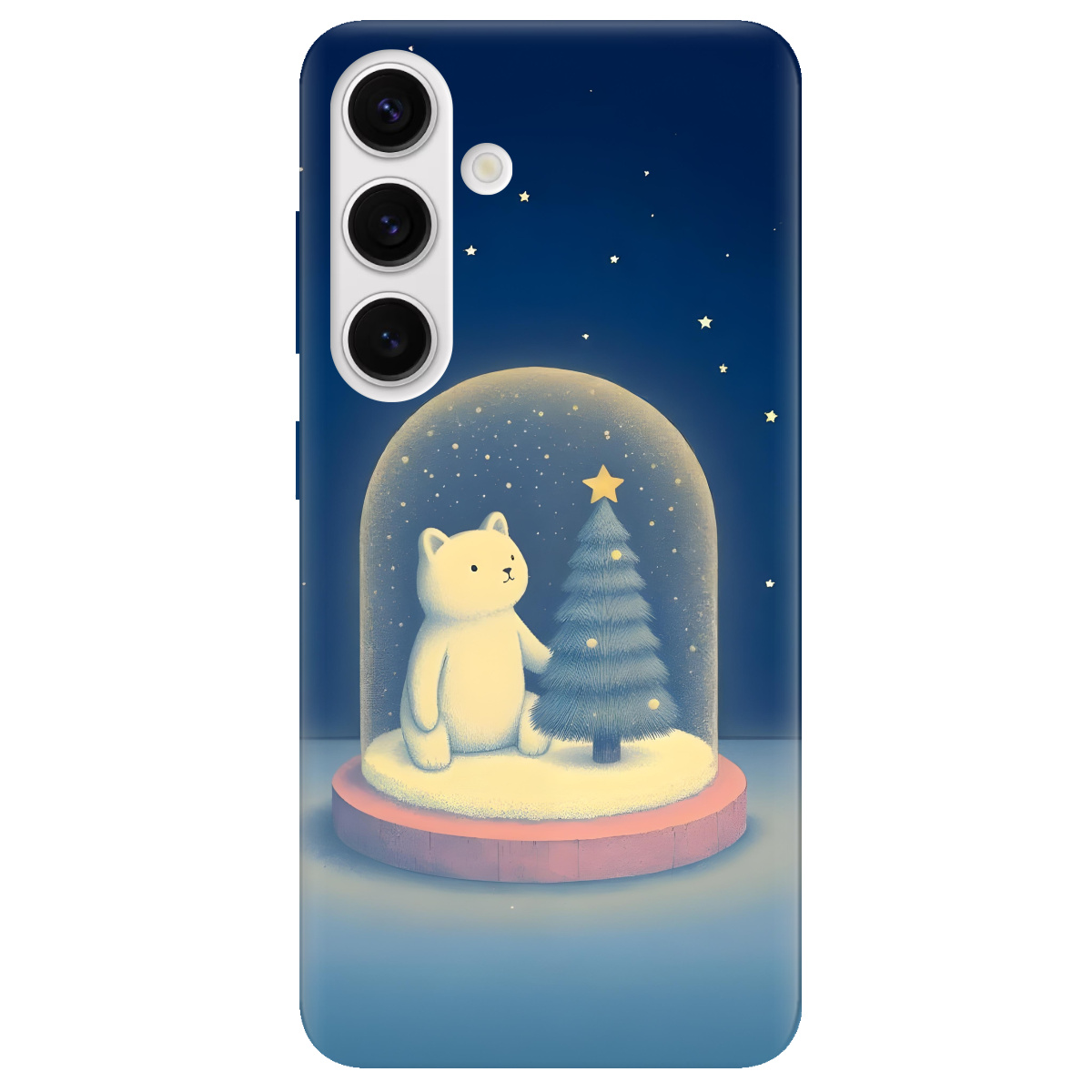 Чехол для Samsung Galaxy S24 Plus прозрачный Cozy Winter - фото 1 - Чехлы для телефонов