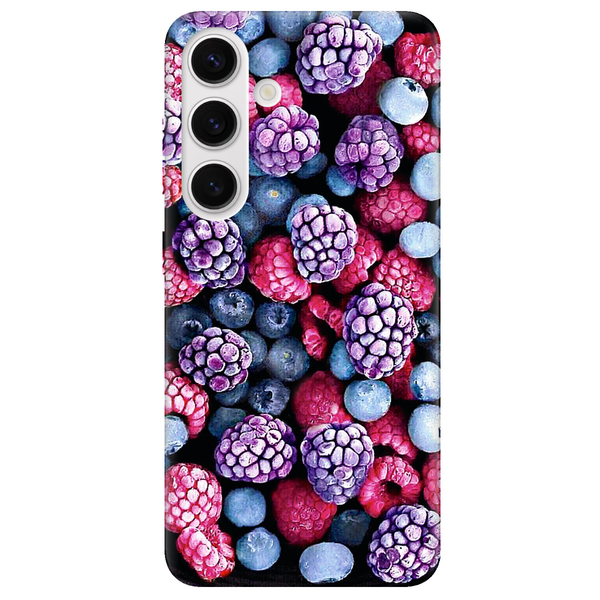 Чохол для Samsung Galaxy S25 Plus прозорий Frosty berry - фото 1 - Чохли для телефонів